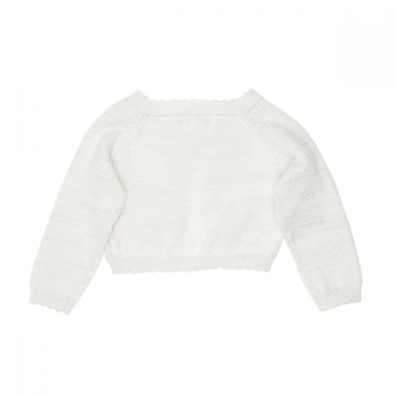 Bebe Knit Cardigan - Ivory or Silver | Sorrento Boutique